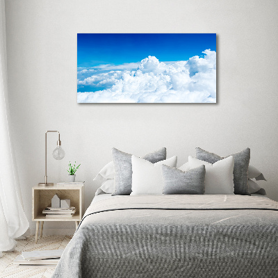 Foto op canvas Wolken vanuit vogelperspectief