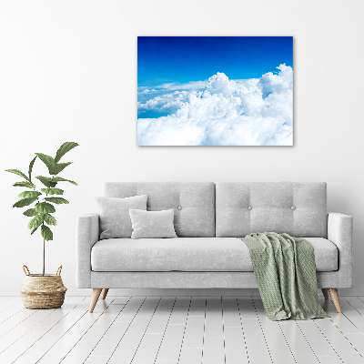 Foto op canvas Wolken vanuit vogelperspectief