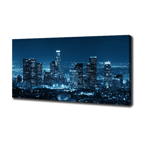 Canvas foto Los Angeles 's nachts