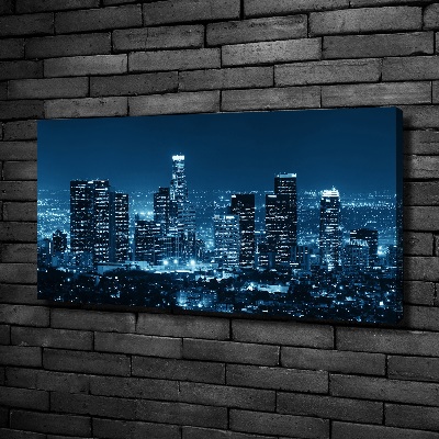 Canvas foto Los Angeles 's nachts