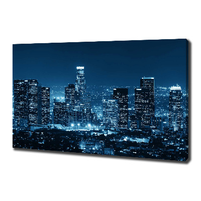 Canvas foto Los Angeles 's nachts