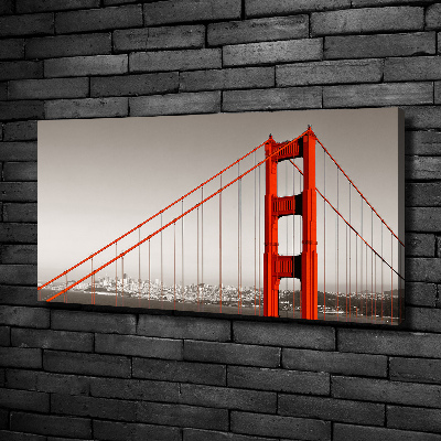 Canvas schilderij San Francisco-brug