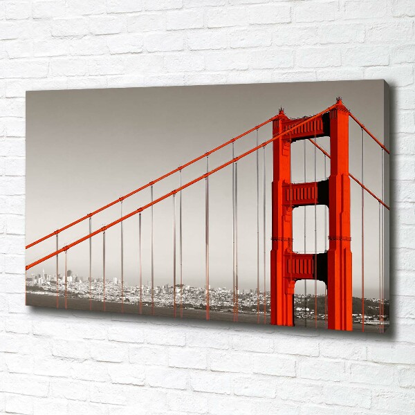Canvas schilderij San Francisco-brug