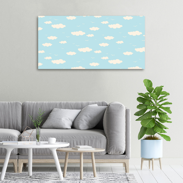 Foto op canvas Wolken