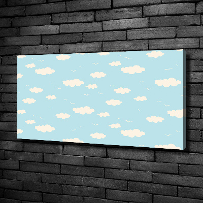 Foto op canvas Wolken