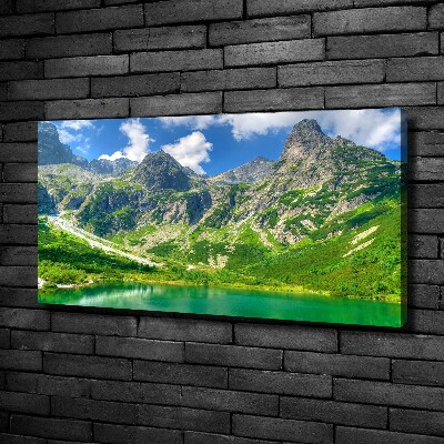 Foto op canvas Meer in de bergen