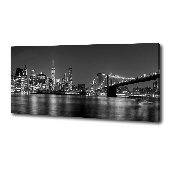 Foto op canvas Manhattan 's nachts