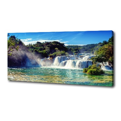 Foto canvas Krka-watervallen