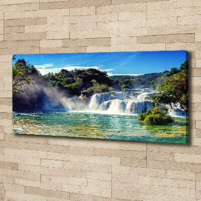 Foto canvas Krka-watervallen