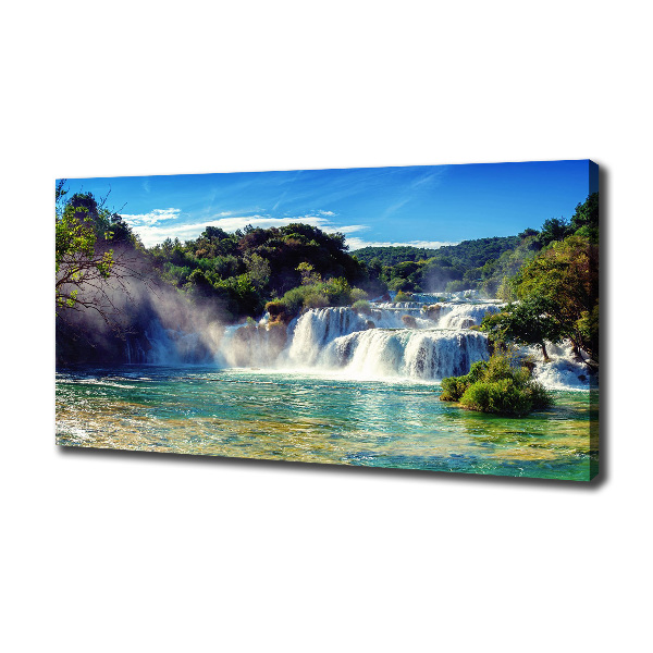 Foto canvas Krka-watervallen