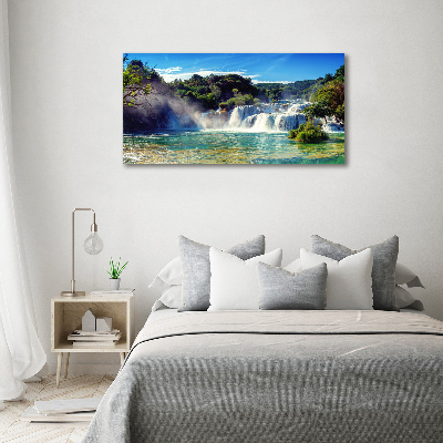 Foto canvas Krka-watervallen