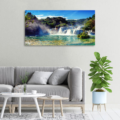Foto canvas Krka-watervallen