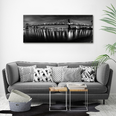 Canvas foto Manhattan 's nachts