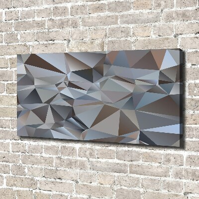 Canvas foto Abstracte driehoeken