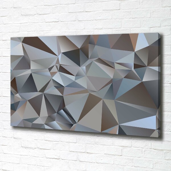 Canvas foto Abstracte driehoeken