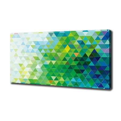 Canvas schilderij Abstracte driehoeken