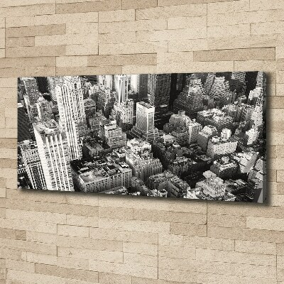 Schilderij op canvas New York vanuit vogelperspectief