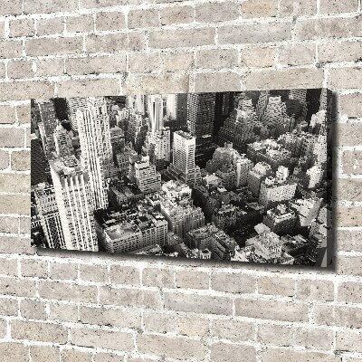 Schilderij op canvas New York vanuit vogelperspectief