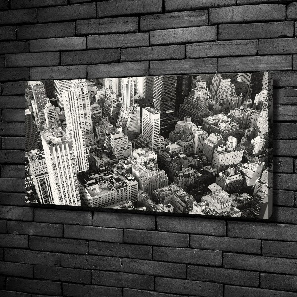 Schilderij op canvas New York vanuit vogelperspectief