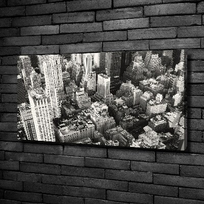 Schilderij op canvas New York vanuit vogelperspectief