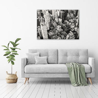 Schilderij op canvas New York vanuit vogelperspectief