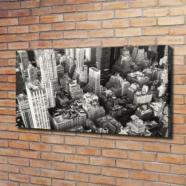Schilderij op canvas New York vanuit vogelperspectief