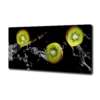 Canvas foto Kiwi en water