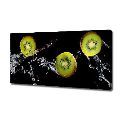 Canvas foto Kiwi en water