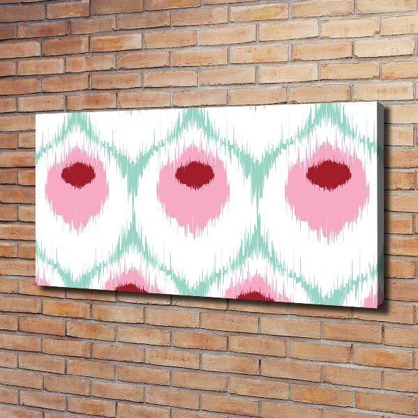 Foto canvas Pauwenpatroon