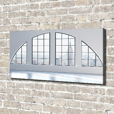 Canvas schilderij Ruim interieur