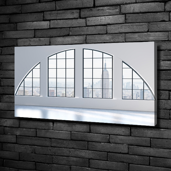 Canvas schilderij Ruim interieur