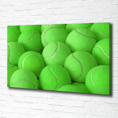 Schilderij op canvas Tennisballen