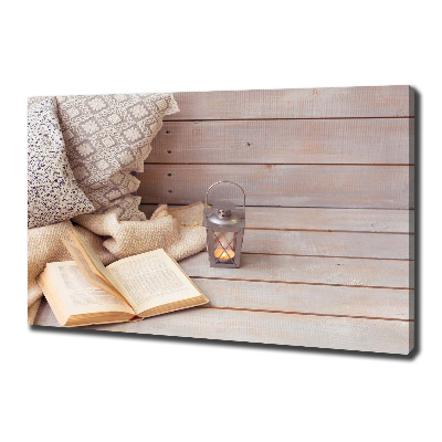 Foto canvas Ontspannen met een boek