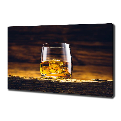 Foto op canvas Bourbon in een glas