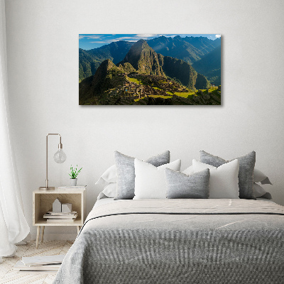 Canvas foto Ruïnes van Machu Picchu