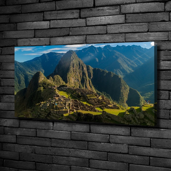 Canvas foto Ruïnes van Machu Picchu