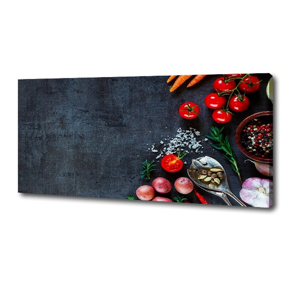 Canvas schilderij Ingrediënten