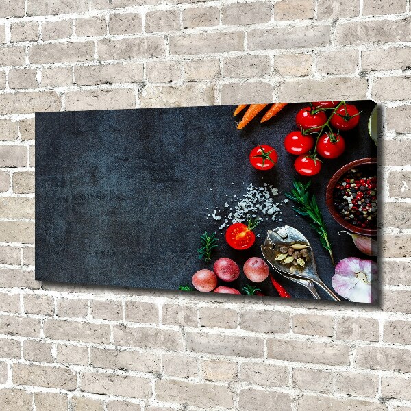 Canvas schilderij Ingrediënten