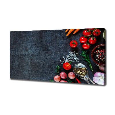 Canvas schilderij Ingrediënten