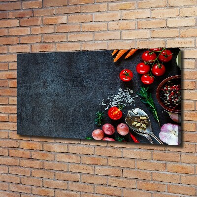 Canvas schilderij Ingrediënten