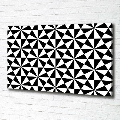 Foto op canvas Geometrische achtergrond