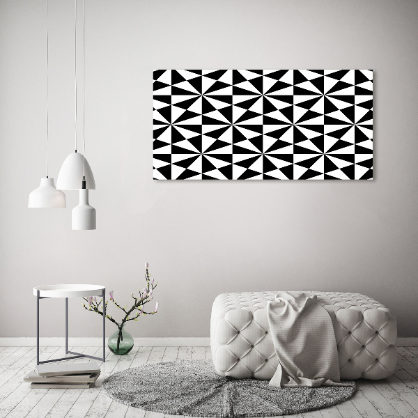 Foto op canvas Geometrische achtergrond