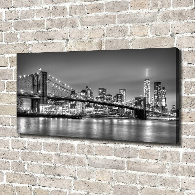Foto canvas Brooklynbrug