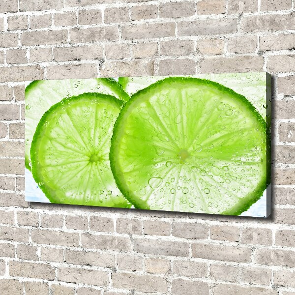 Schilderij op canvas Limes onder water
