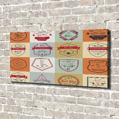 Canvas foto Skateboardborden