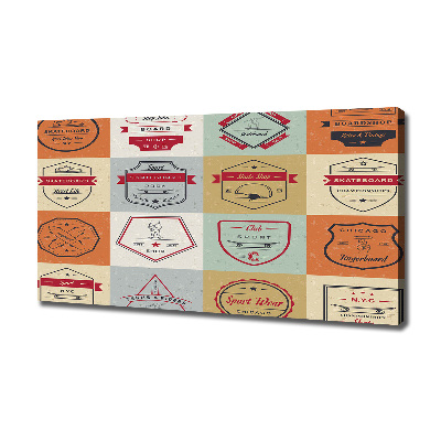 Canvas foto Skateboardborden