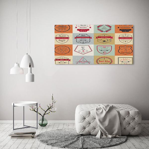 Canvas foto Skateboardborden