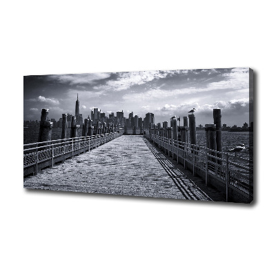 Canvas foto Panorama van New York