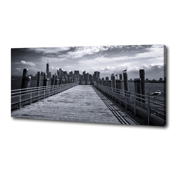Canvas foto Panorama van New York