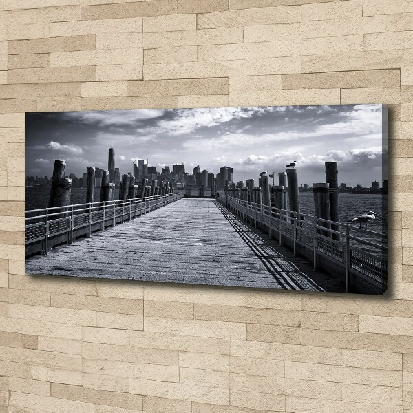 Canvas foto Panorama van New York